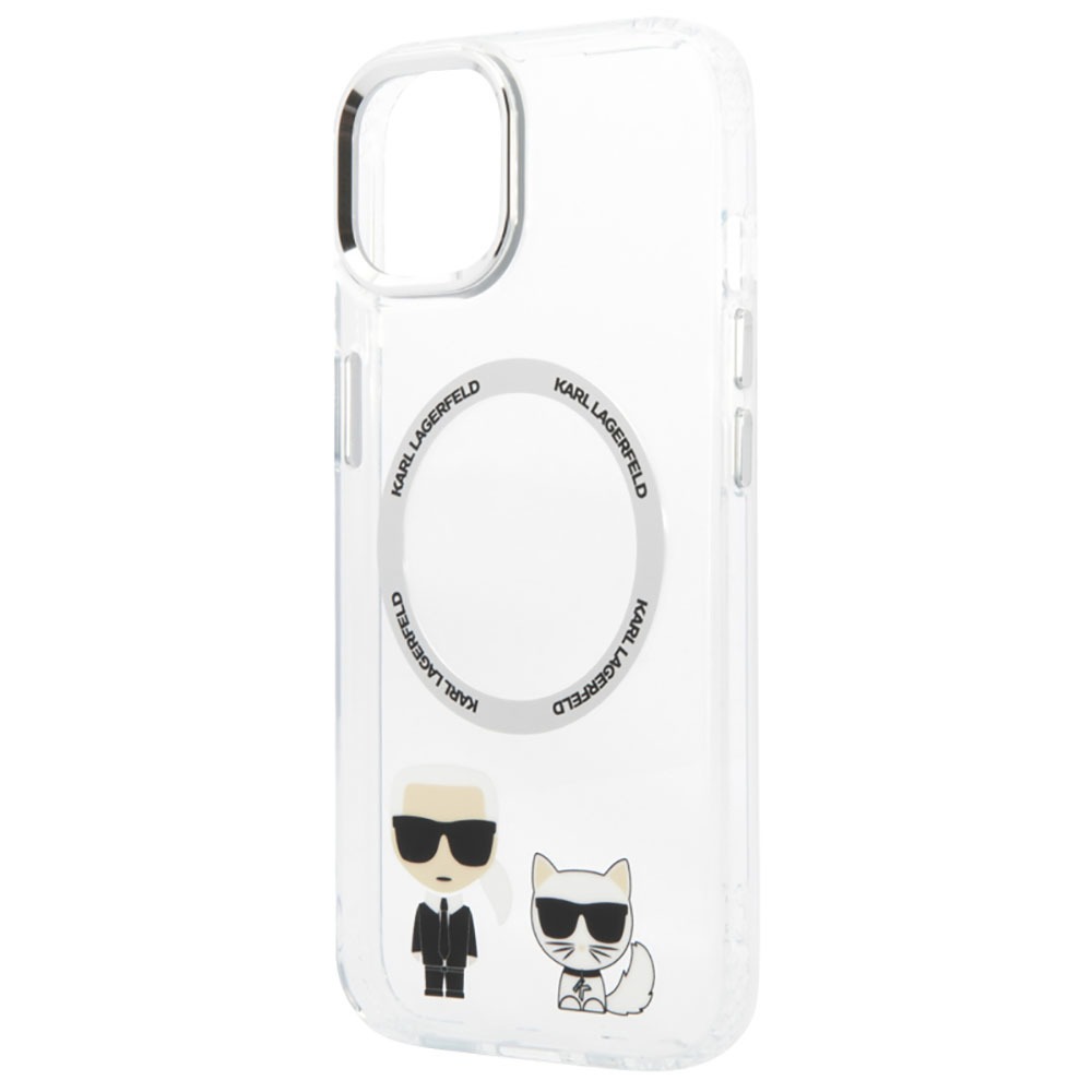 фото Чехол karl lagerfeld для iphone 13 с magsafe, прозрачный (klhmp13mhkct)