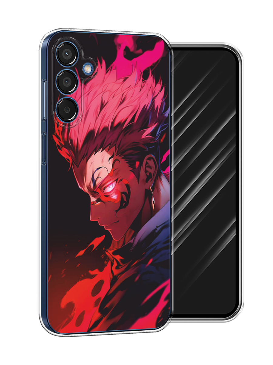 

Чехол Awog на Samsung Galaxy M15 5G "Взгляд Сукуны", Розовый;красный;черный, 2109550-1