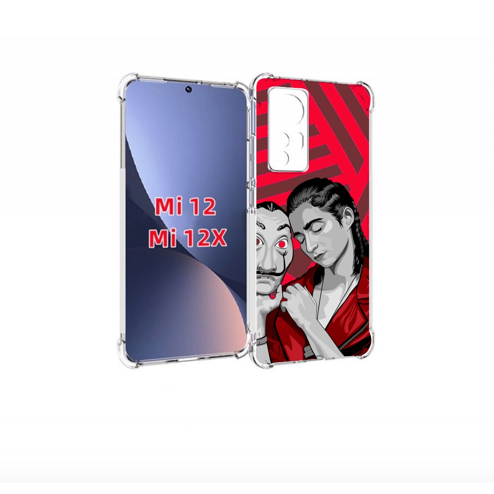 

Чехол бампер MyPads Найроби-бумажного-дома для Xiaomi 12., Прозрачный, Tocco