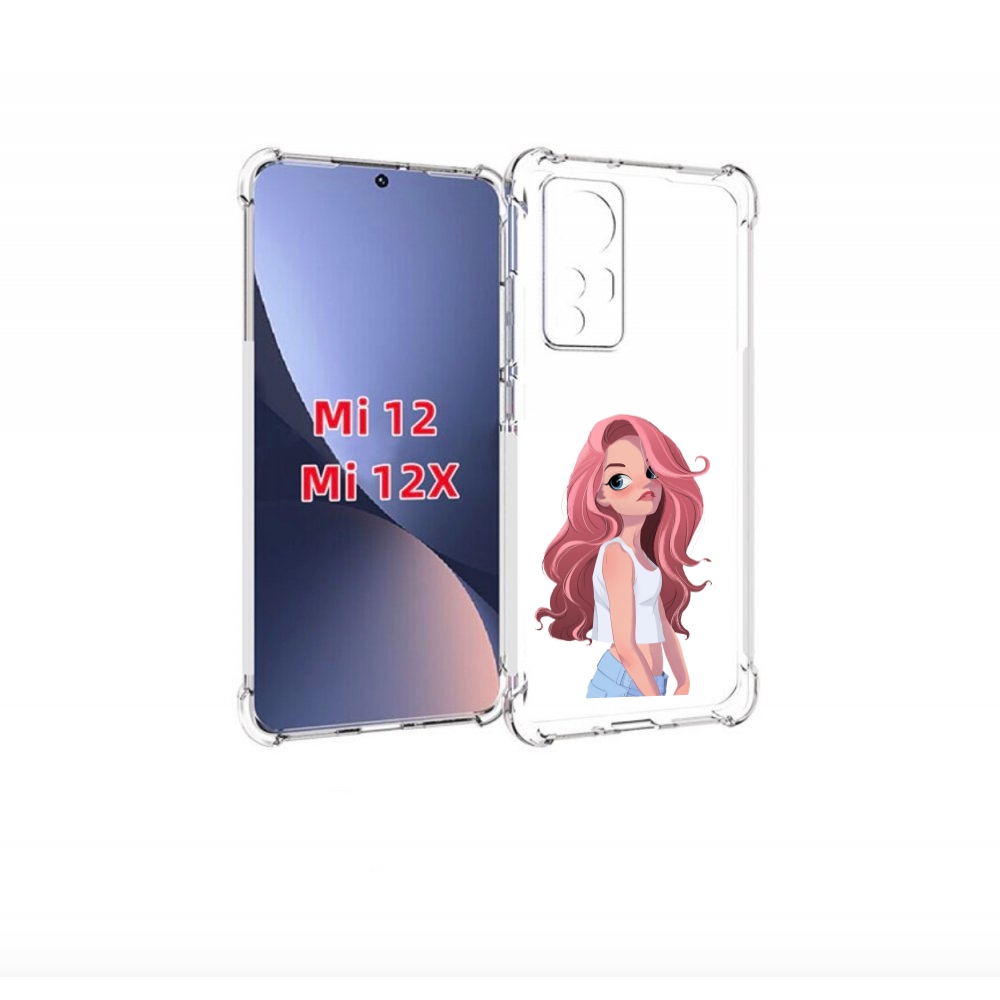 

Чехол бампер MyPads Мультяшный-арт-девушки женский для Xiaomi 12, Прозрачный, Tocco