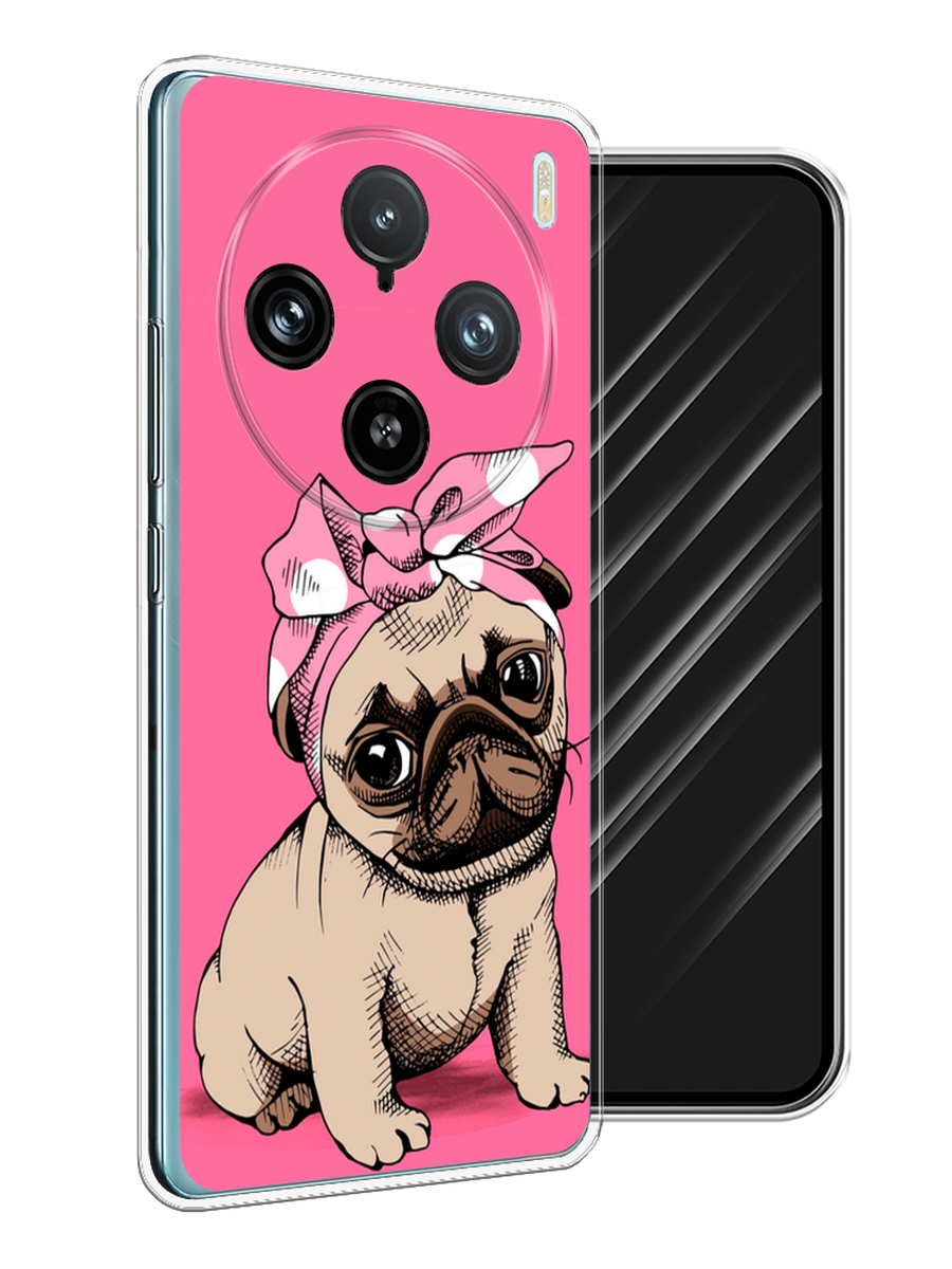 

Чехол Awog на Vivo X100 Pro "Dog Pin-Up", Розовый;бежевый, 2611850-1