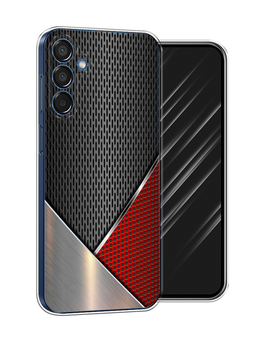 

Чехол Awog на Samsung Galaxy M15 5G "Стальной металл", Черный;красный;серебристый, 2109550-1