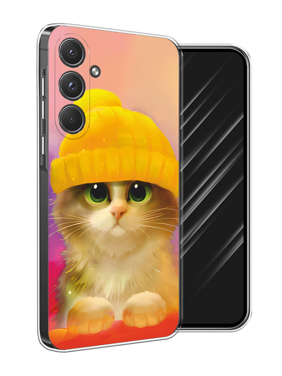 

Чехол Awog на Samsung Galaxy A55 5G "Котенок в желтой шапке", Желтый, 2109450-1