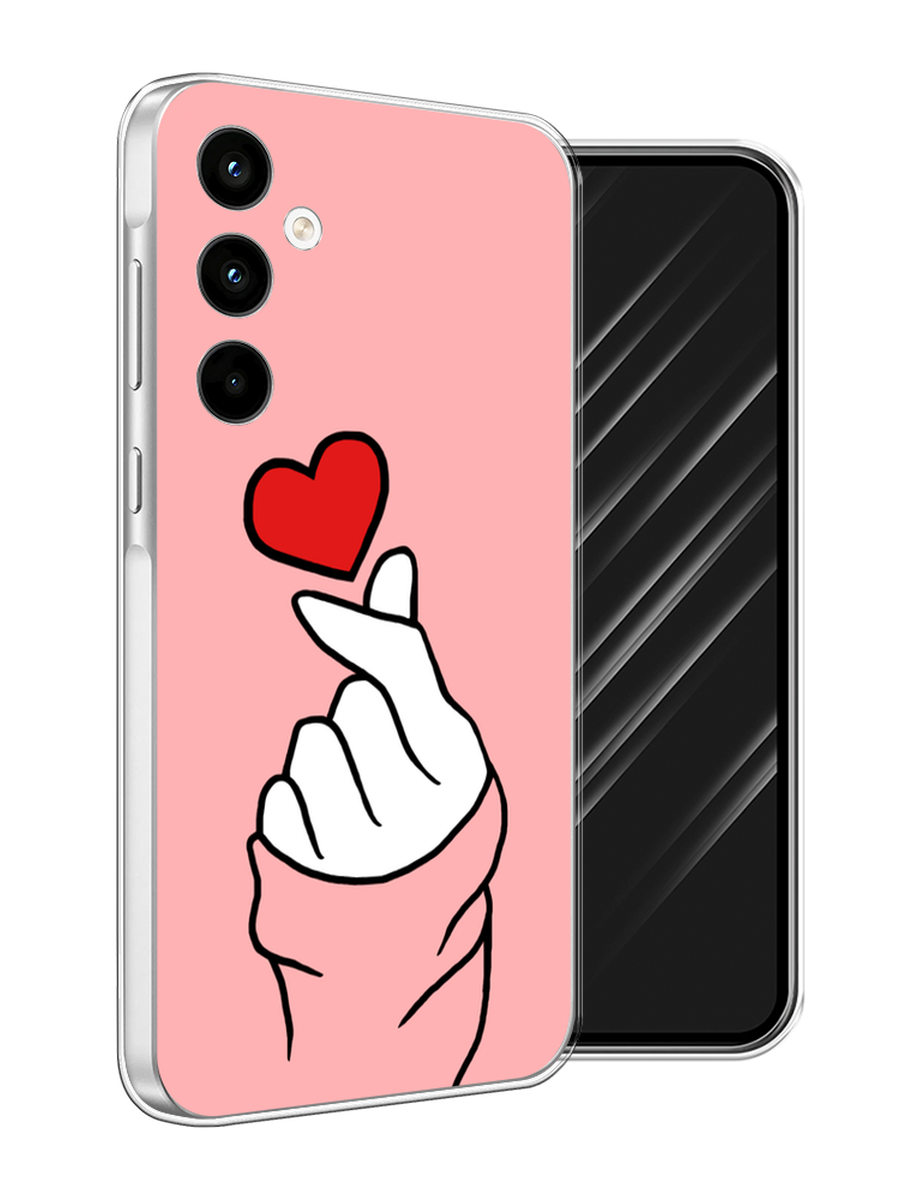 

Чехол Awog на Samsung Galaxy A35 5G "Милое сердечко", Белый;красный;черный, 2109350-1