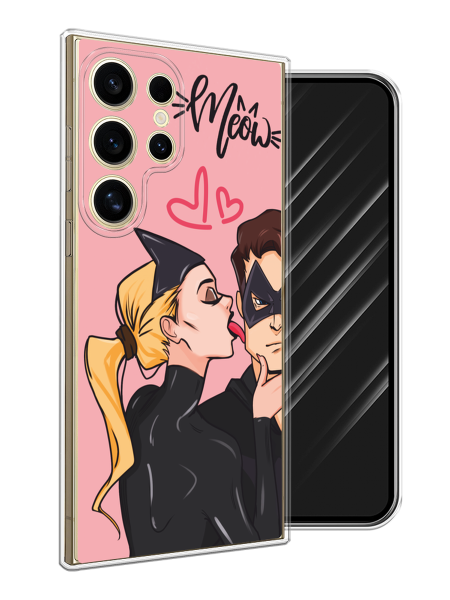 

Чехол Awog на Samsung Galaxy S24 Ultra "Kiss of Cat Woman", Розовый;черный;бежевый, 2109250-1