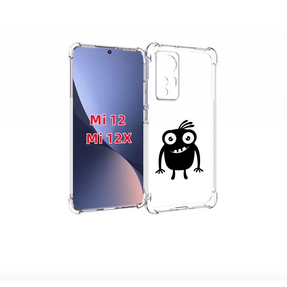 Чехол бампер MyPads Масяня для Xiaomi 12/Xiaomi 12X противоударный