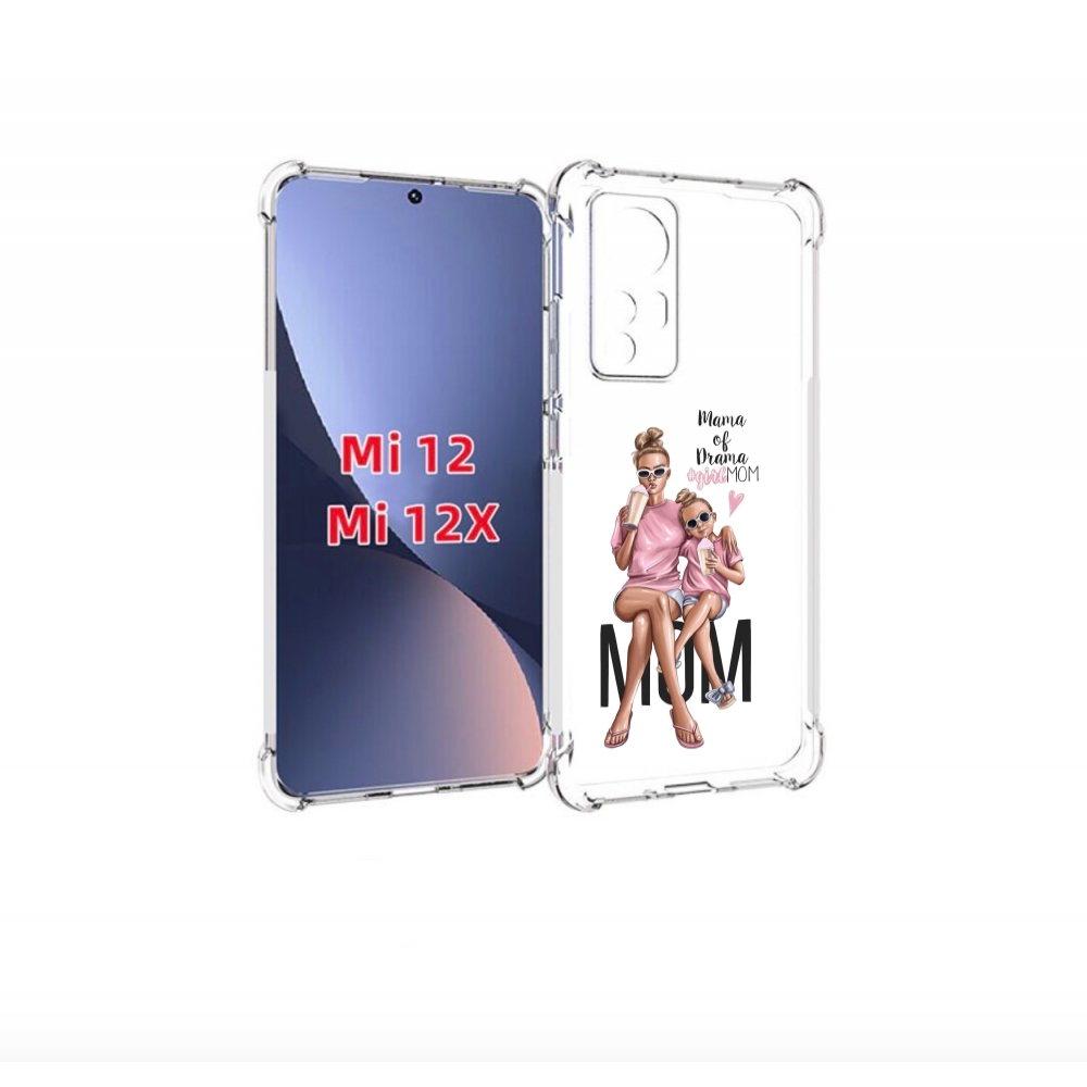 

Чехол бампер MyPads Мама-мечты женский для Xiaomi 12., Прозрачный, Tocco