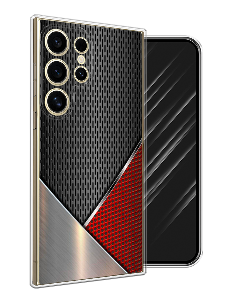 

Чехол Awog на Samsung Galaxy S24 Ultra "Стальной металл", Черный;красный;серебристый, 2109250-1