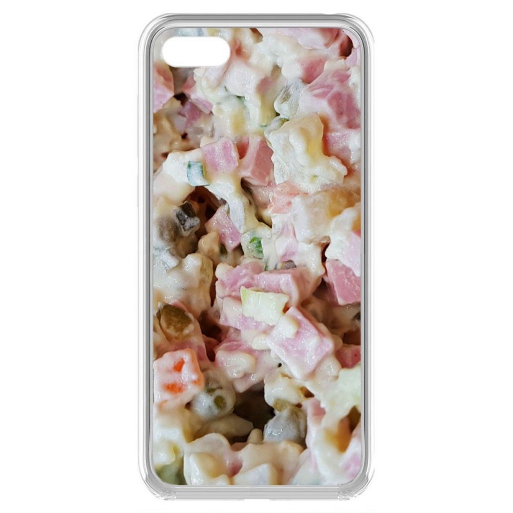 

Чехол-накладка Krutoff Clear Case Оливье для Huawei Y5 Prime (2018)