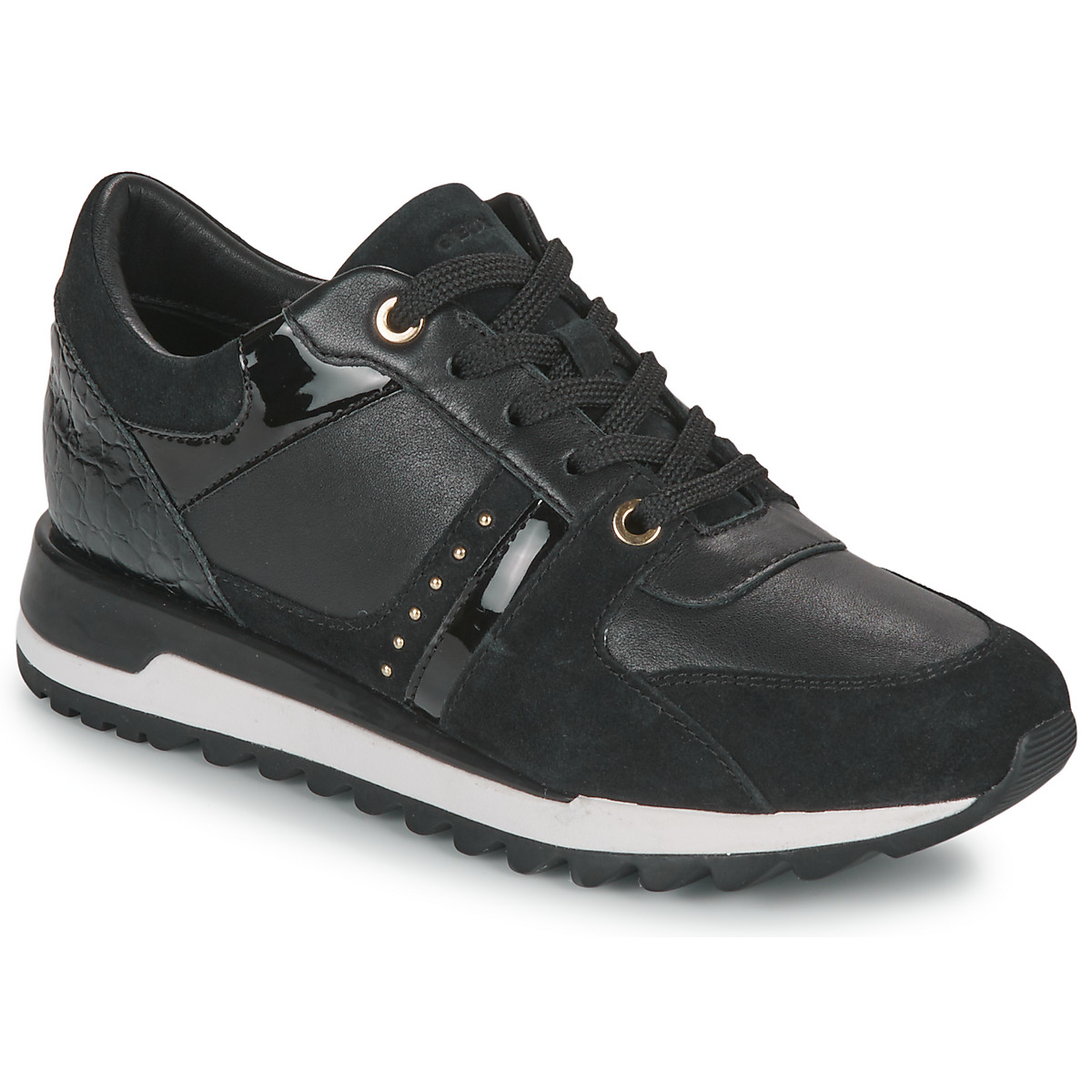 

Кроссовки женские GEOX 25585095 черные 36 EU, Черный, 25585095
