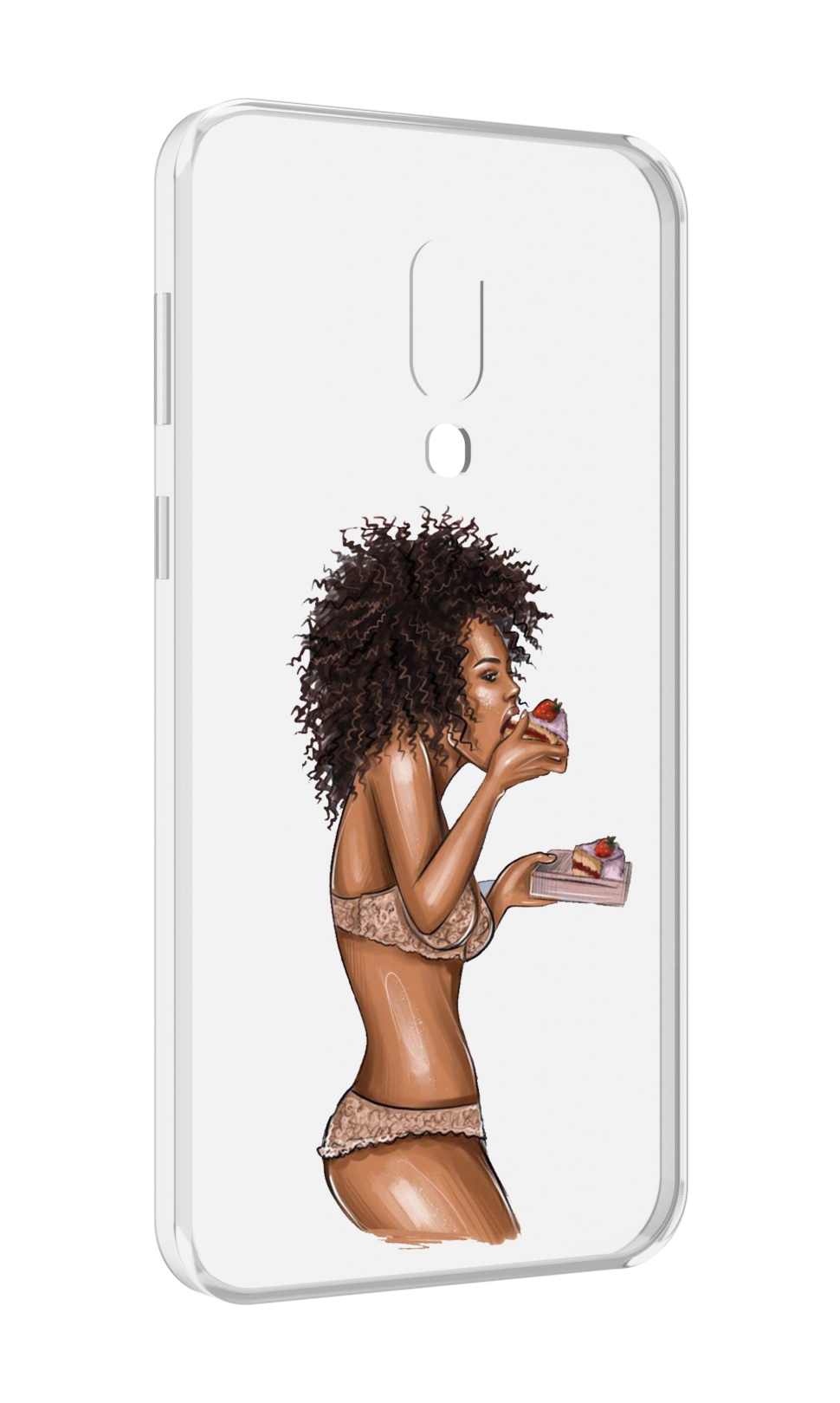 

Чехол MyPads Девушка-с-пирожными женский для Meizu 16 Plus / 16th Plus, Прозрачный, Tocco