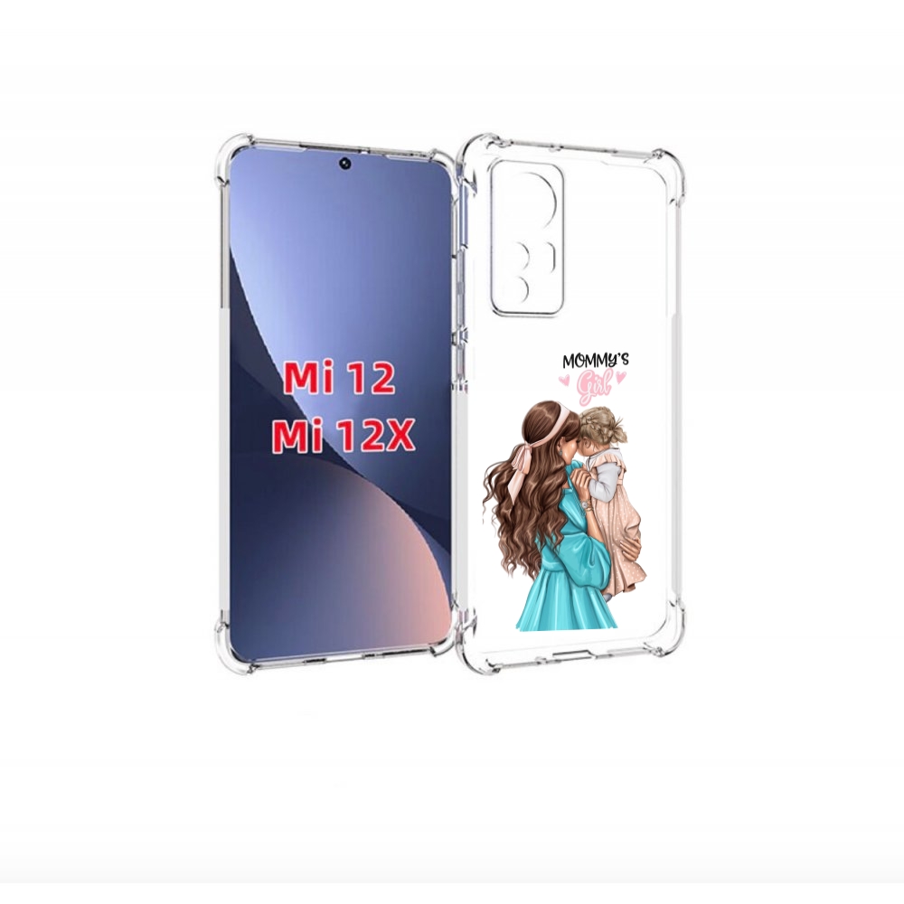 

Чехол бампер MyPads Мама-девочки женский для Xiaomi 12., Прозрачный, Tocco