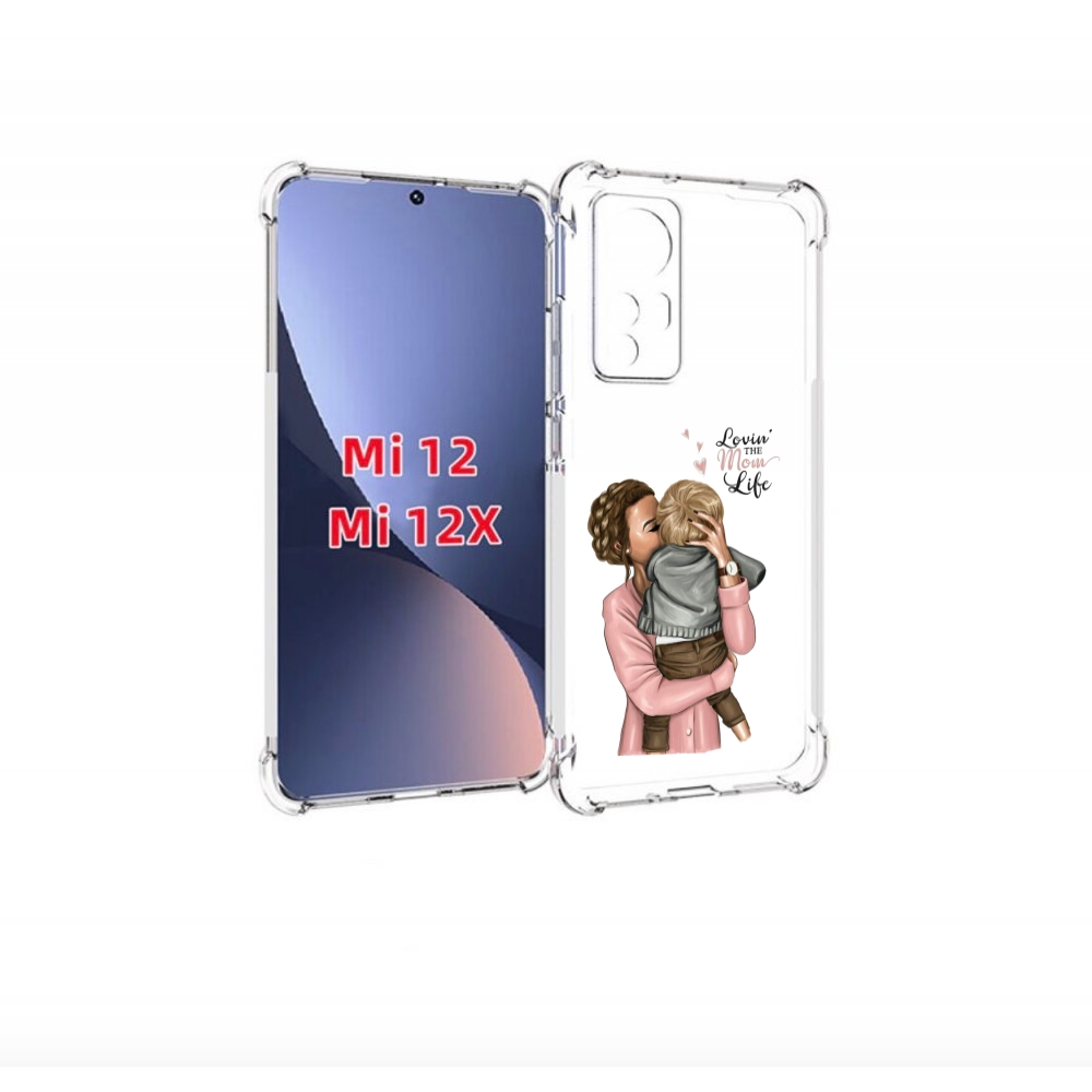 

Чехол бампер MyPads Любовь-мамы детский для Xiaomi 12., Прозрачный, Tocco