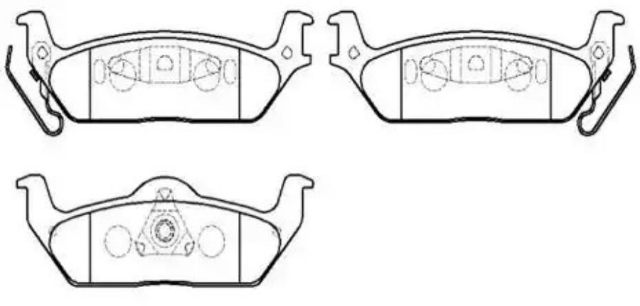 

Тормозные колодки HSB дисковые HP5224