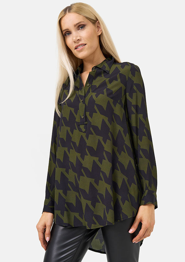 Блуза женская CATNOIR 2150-10 зеленая 46 EU