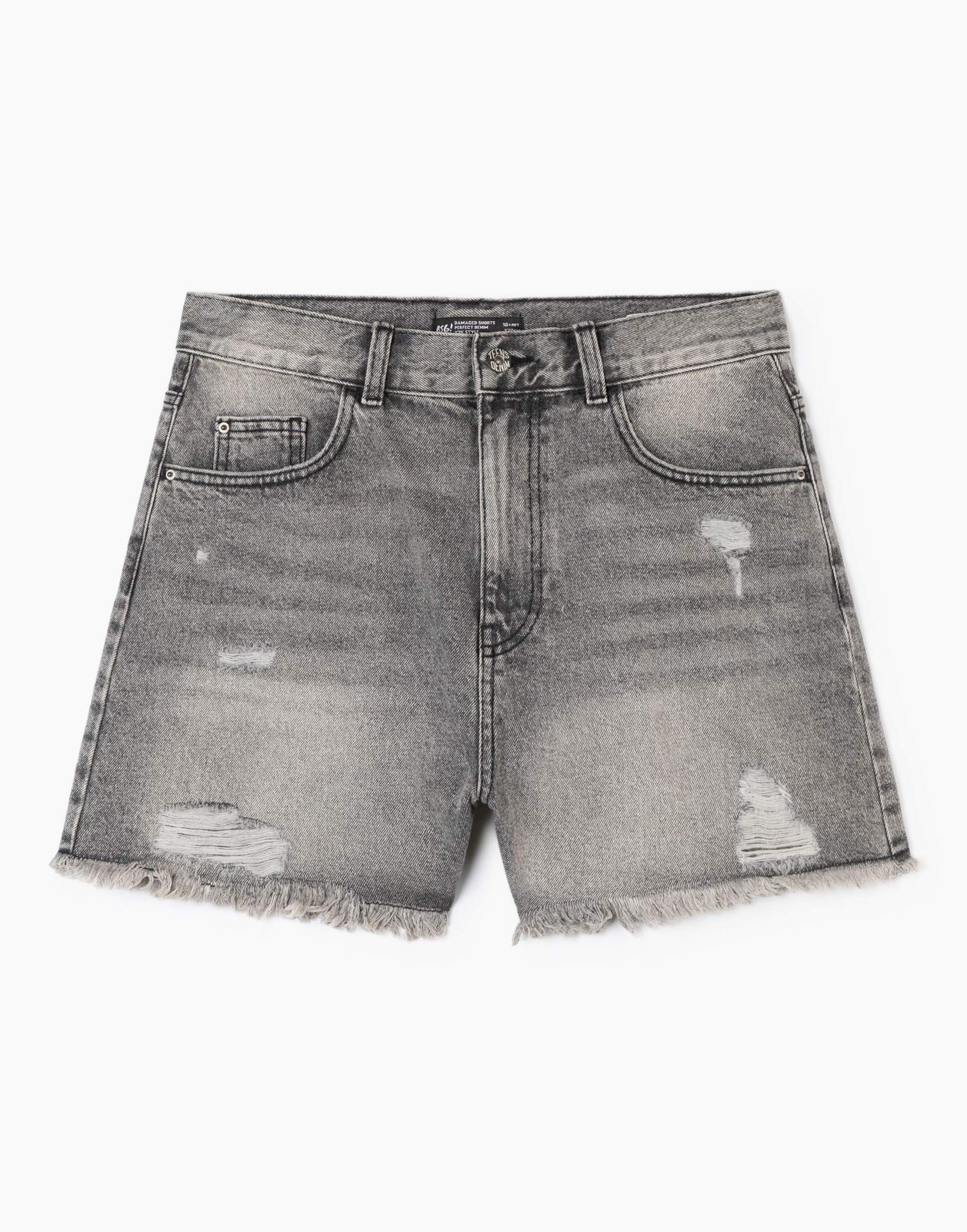 

Шорты для девочки Gloria Jeans GSH011345 серый /серый-айс/ 8-10л/140, GSH011345