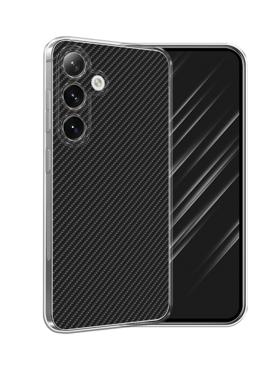 

Чехол Awog на Samsung Galaxy S24 "Черный карбон", 2109050-1