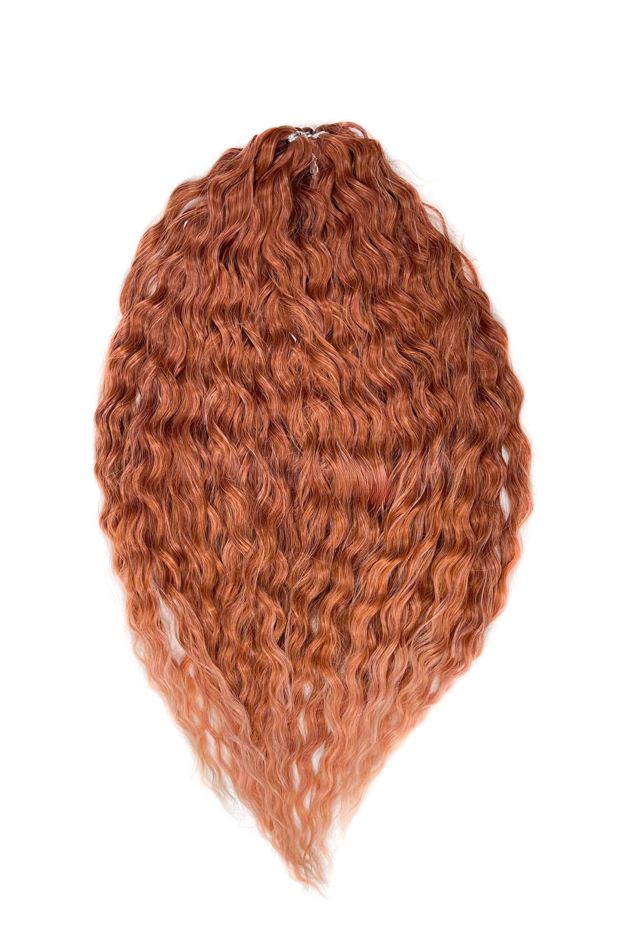 

Афрокудри для плетения волос Ariel Ариэль цвет CHESTNUT 9 длина 55см вес 300г, Ariel