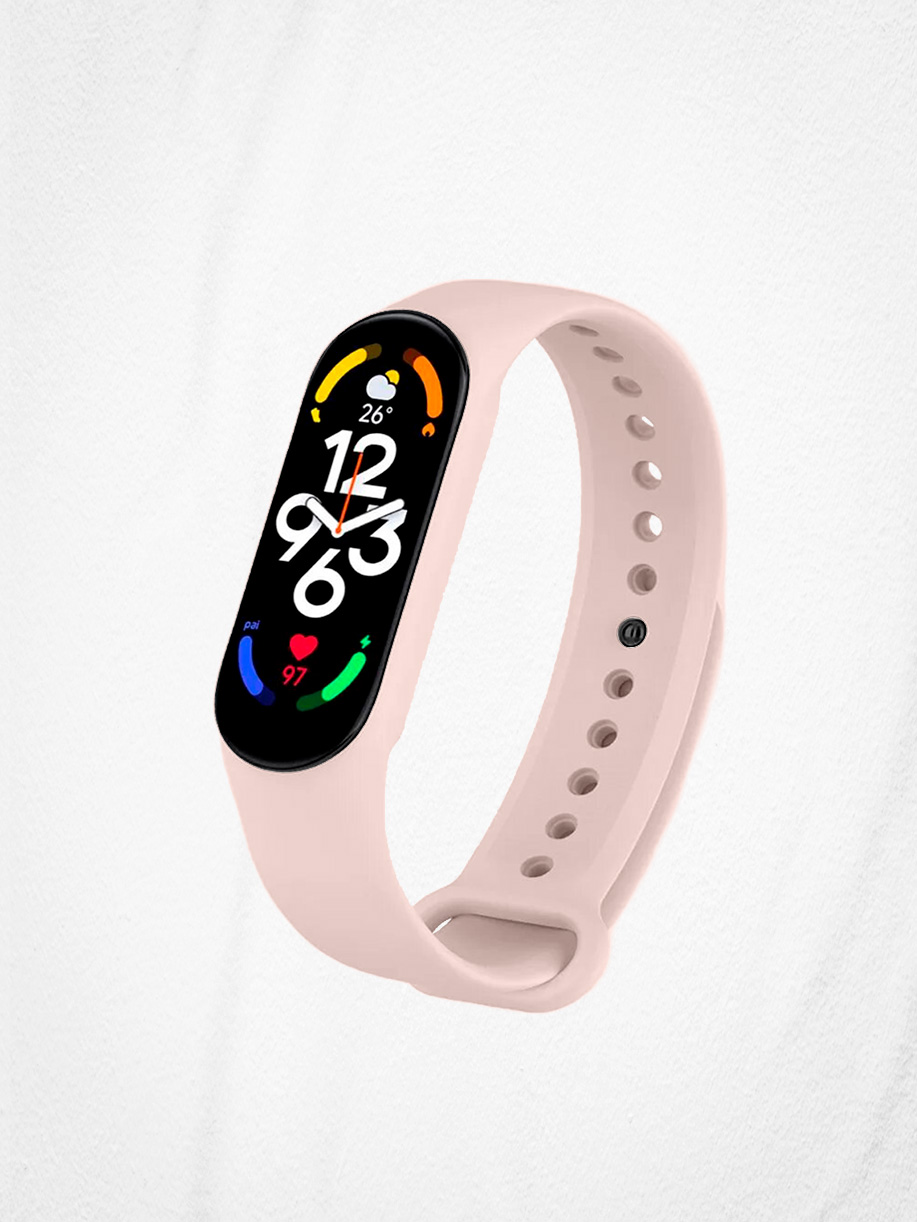 Ремешок для Xiaomi Mi Band 6/7, розовый