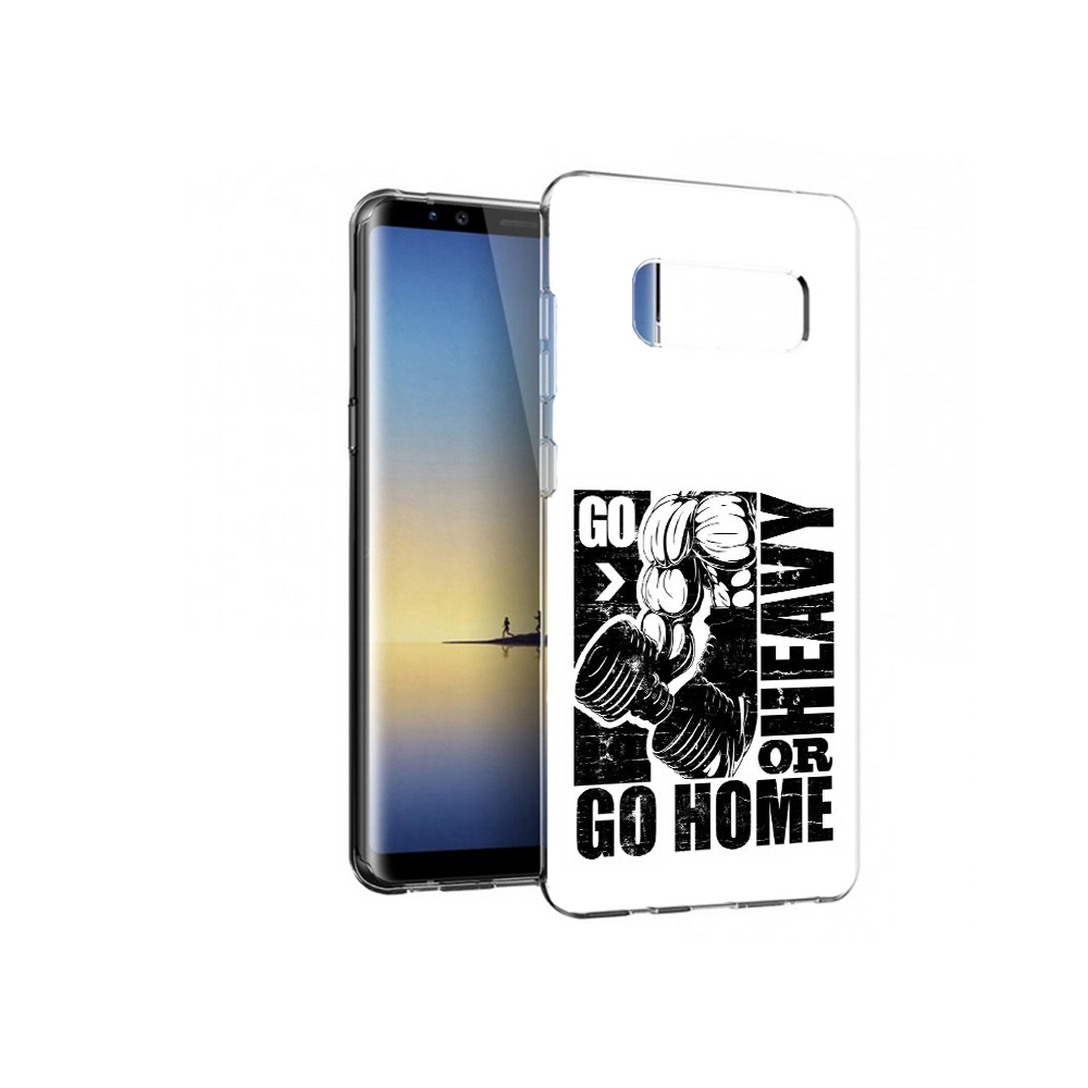

Чехол MyPads Tocco для Samsung Galaxy Note 8 накаченные руки, Прозрачный, Tocco
