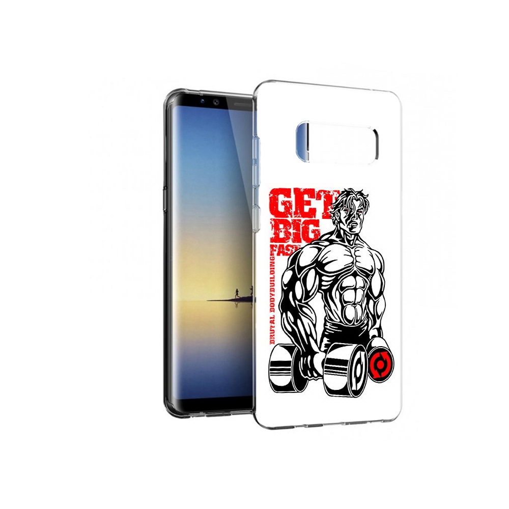 

Чехол MyPads Tocco для Samsung Galaxy Note 8 накаченное тело, Прозрачный, Tocco