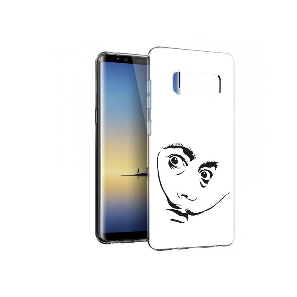 

Чехол MyPads Tocco для Samsung Galaxy Note 8 мужчина с длинными усами, Прозрачный, Tocco