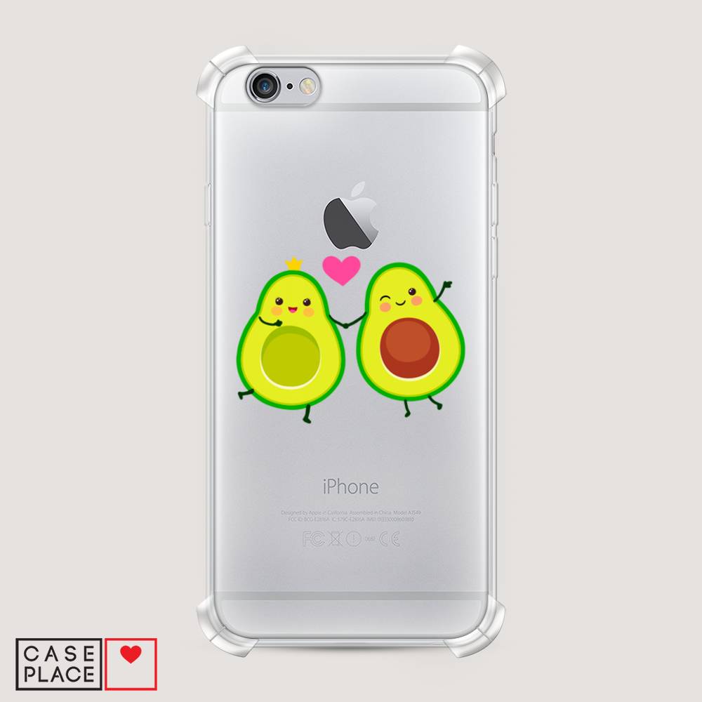 

Чехол Awog на Apple iPhone 6S / Айфон 6S "Авокадо любят", Разноцветный, 0104S51-1
