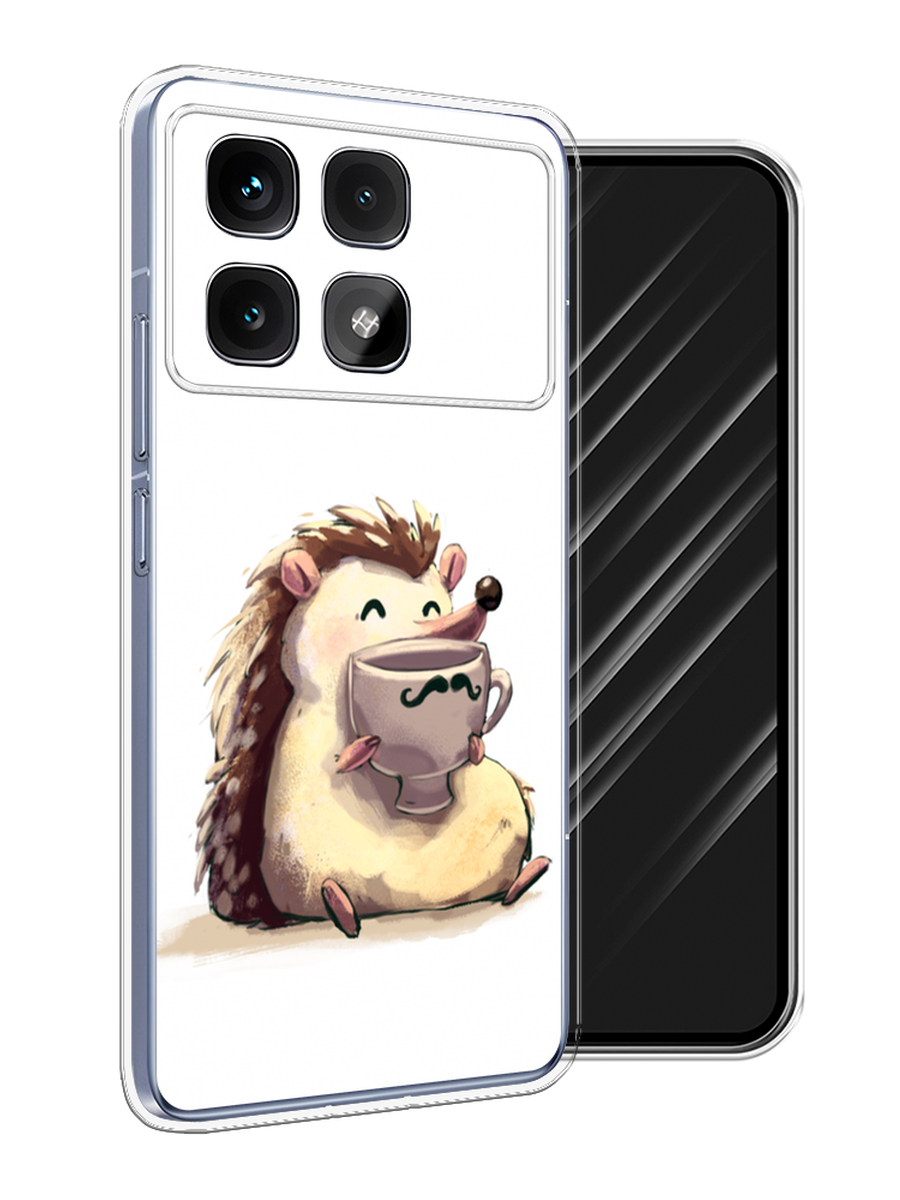 

Чехол Awog на Xiaomi Redmi K70 Ultra "Еж кофеман", Белый;коричневый;бежевый, 323050-1