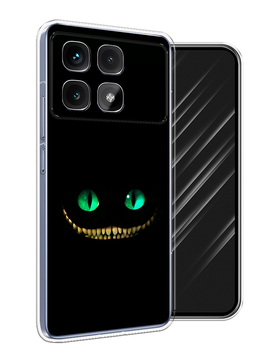 

Чехол Awog на Xiaomi Redmi K70 Ultra "Зеленоглазый чеширский кот", Черный, 323050-1