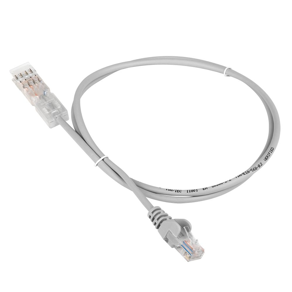 LANMASTER Патч-корд 110 тип-RJ45, 4 пары, UTP, 2 м, LAN-45-P4-2m