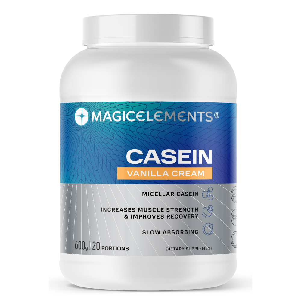 Мицелярный казеин Протеин Casein Magic Elements 600 гр. ванильный крем