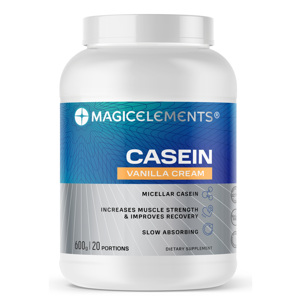 Мицеллярный казеин Протеин Casein Magic Elements 600 гр. ванильный крем