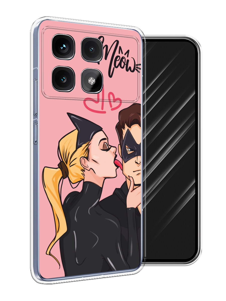 

Чехол Awog на Xiaomi Redmi K70 Ultra "Kiss of Cat Woman", Розовый;черный;бежевый, 323050-1