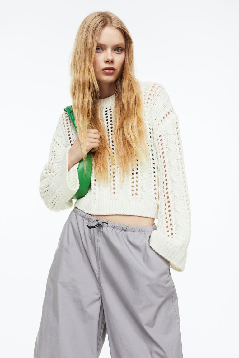 

Джемпер женский H&M 1120560002 белый M (доставка из-за рубежа), 1120560002