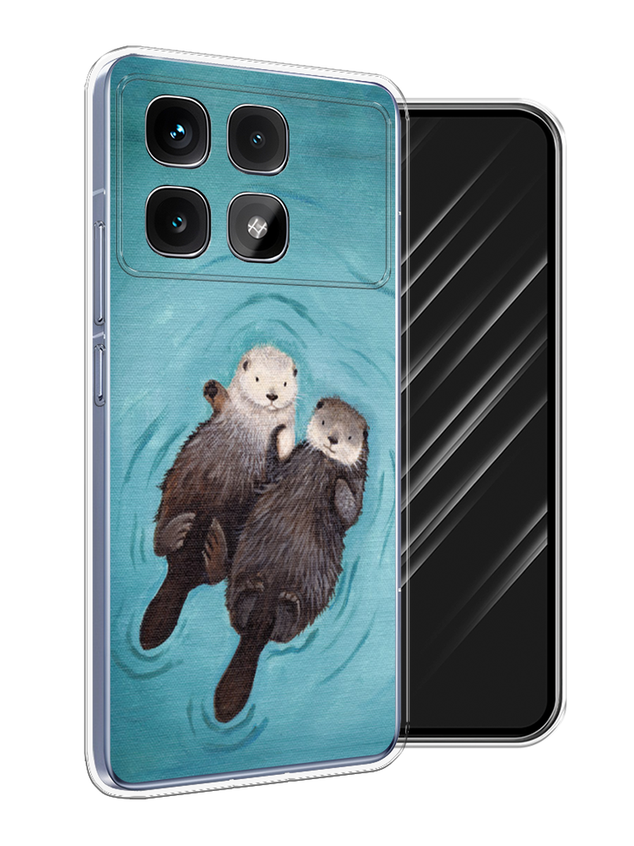 

Чехол Awog на Xiaomi Redmi K70 Ultra "Парочка бобров", Голубой, 323050-1