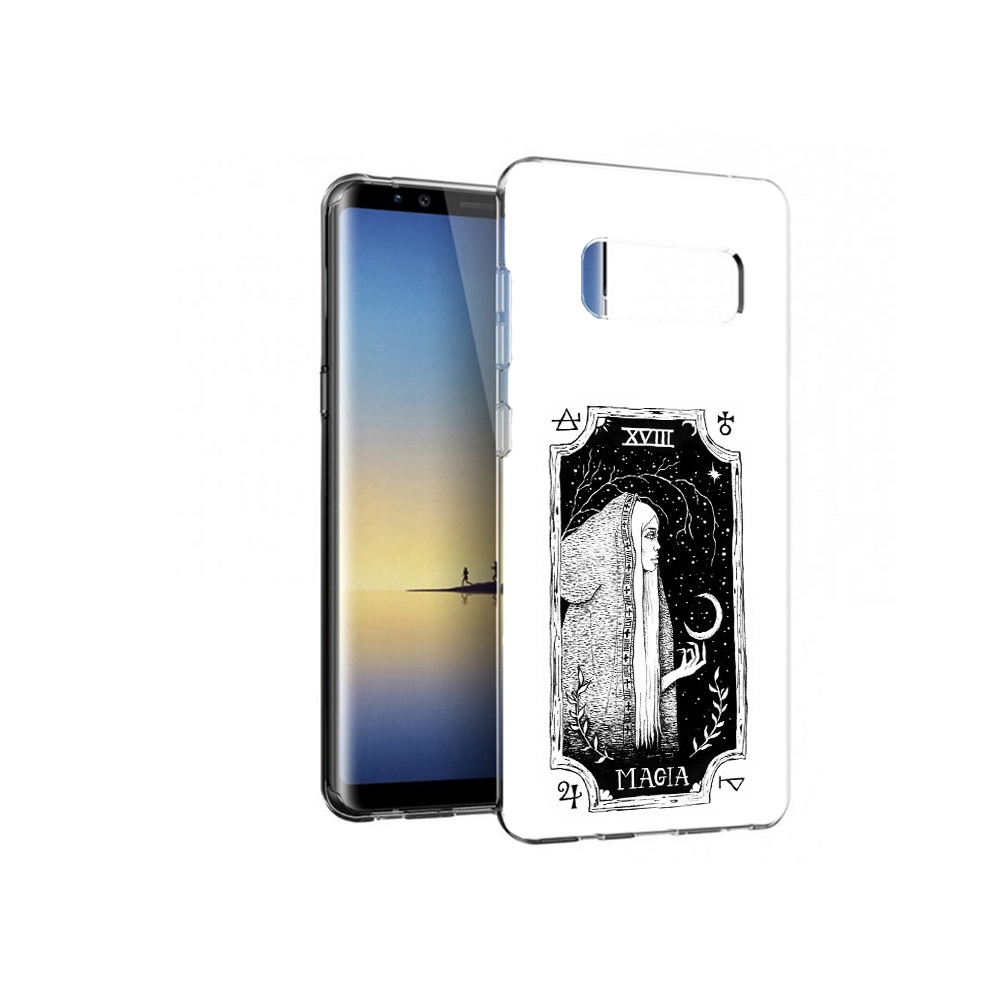 

Чехол MyPads Tocco для Samsung Galaxy Note 8 лунная магия, Прозрачный, Tocco