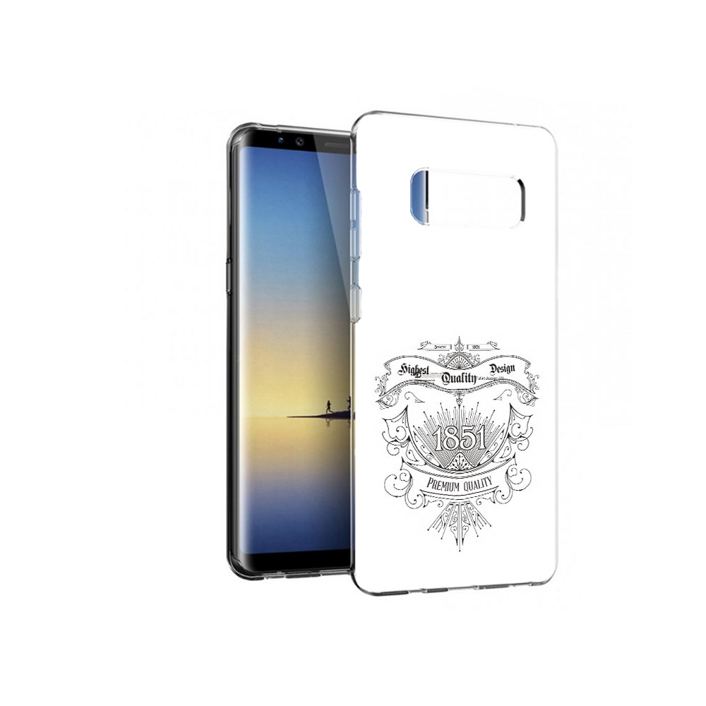 

Чехол MyPads Tocco для Samsung Galaxy Note 8 логотип 1851 год, Прозрачный, Tocco