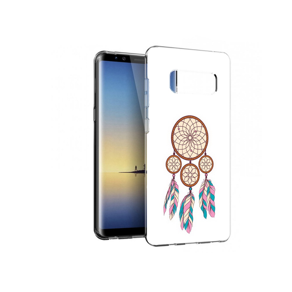 

Чехол MyPads Tocco для Samsung Galaxy Note 8 ловец снов бежевый, Прозрачный, Tocco