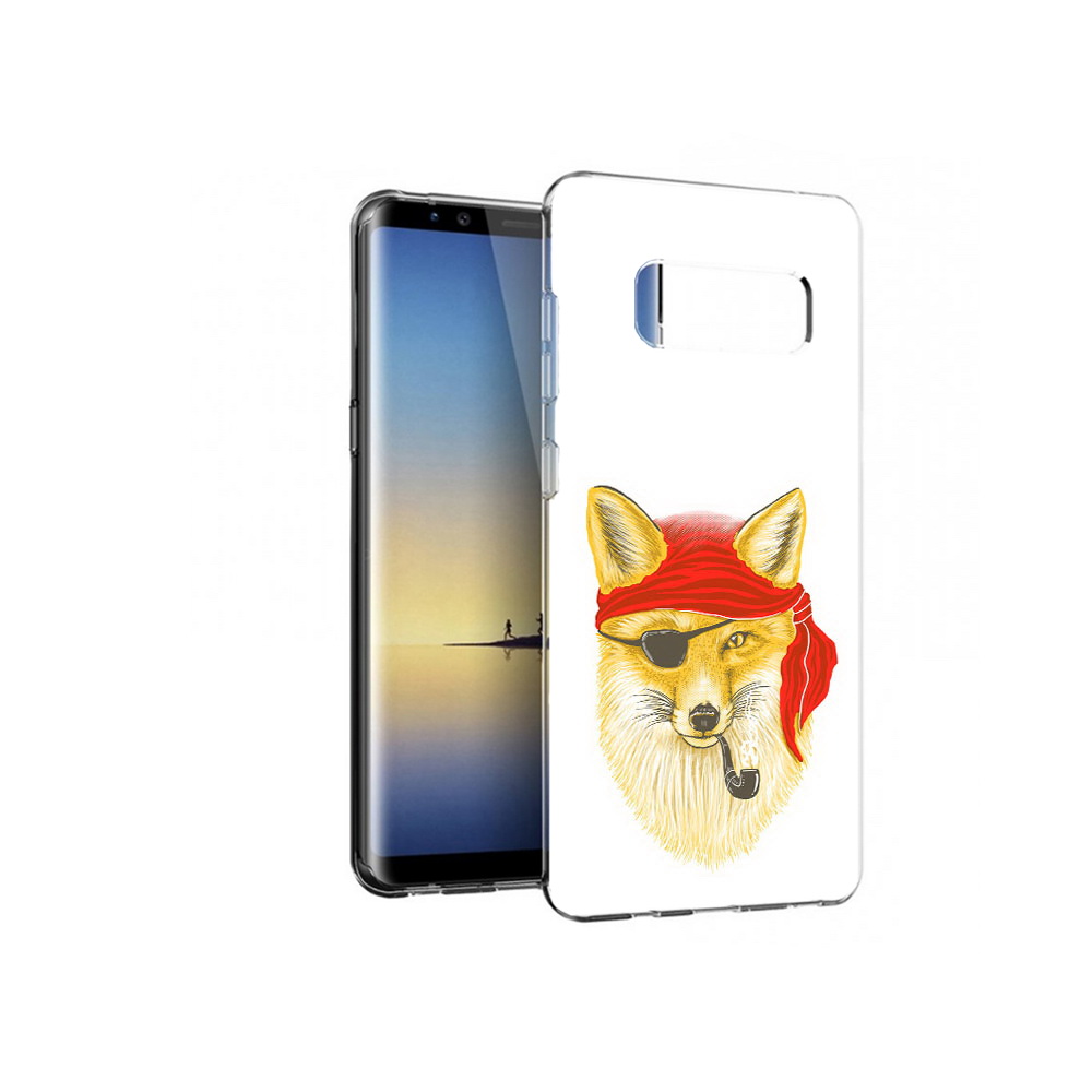 

Чехол MyPads Tocco для Samsung Galaxy Note 8 лиса-пират, Прозрачный, Tocco
