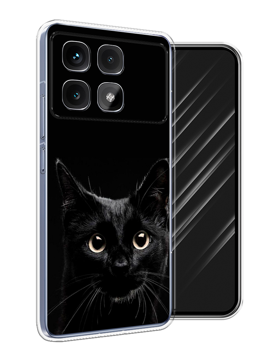 

Чехол Awog на Xiaomi Redmi K70 Ultra "Добрый кот", Черный, 323050-1