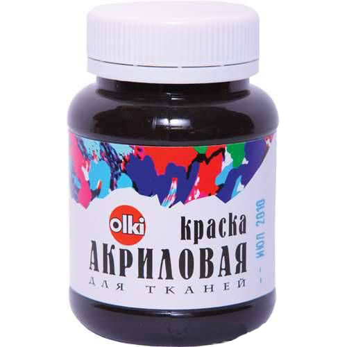 фото Акриловая краска для ткани olki