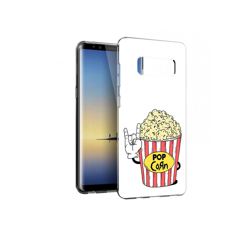 

Чехол MyPads Tocco для Samsung Galaxy Note 8 крутой попкорн, Прозрачный, Tocco