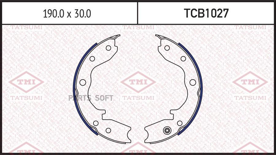 

Колодки тормозные Tatsumi барабанные tcb1027