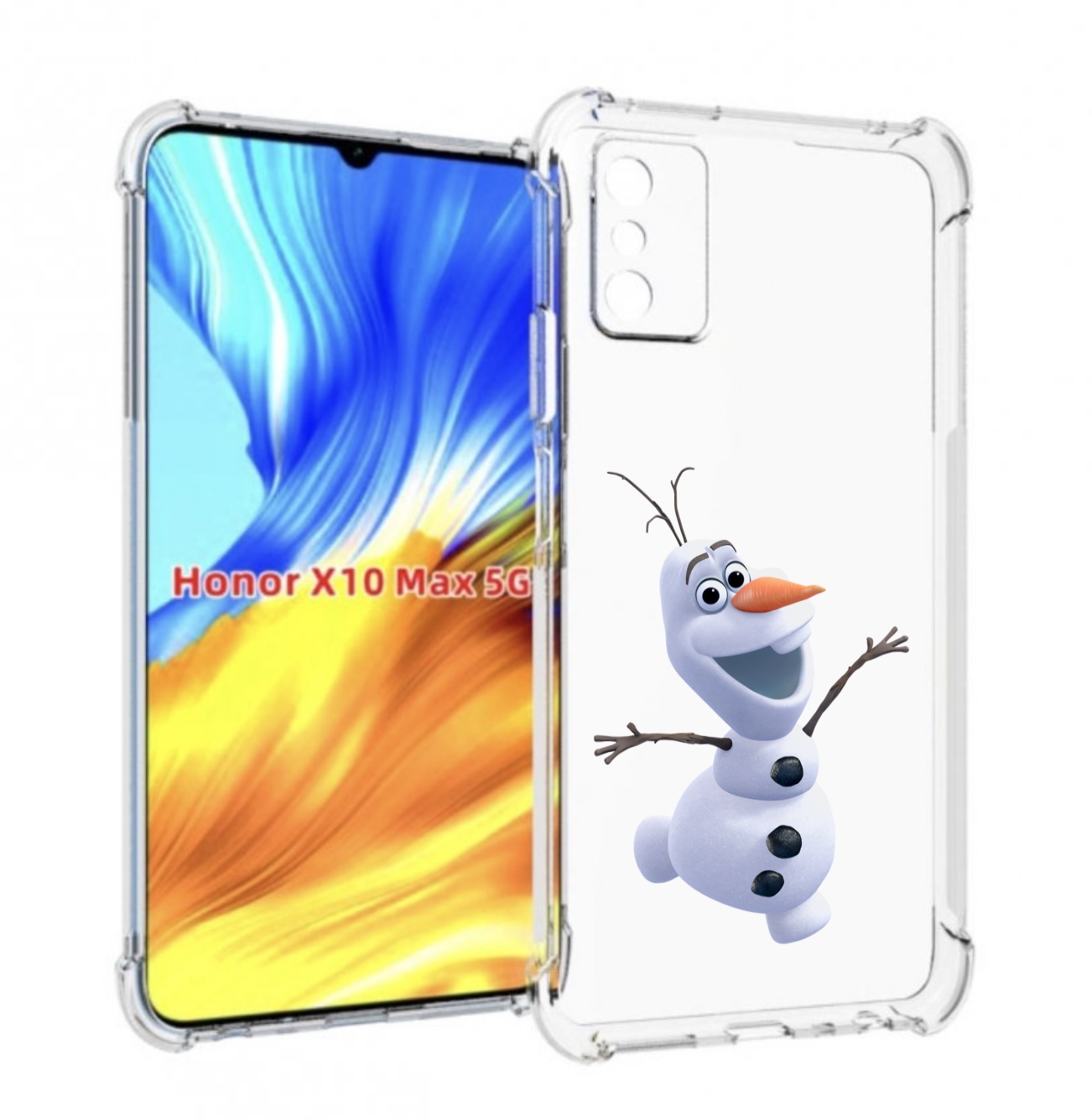 

Чехол MyPads Олаф-холодное-сердце для Honor X10 Max, Прозрачный, Tocco