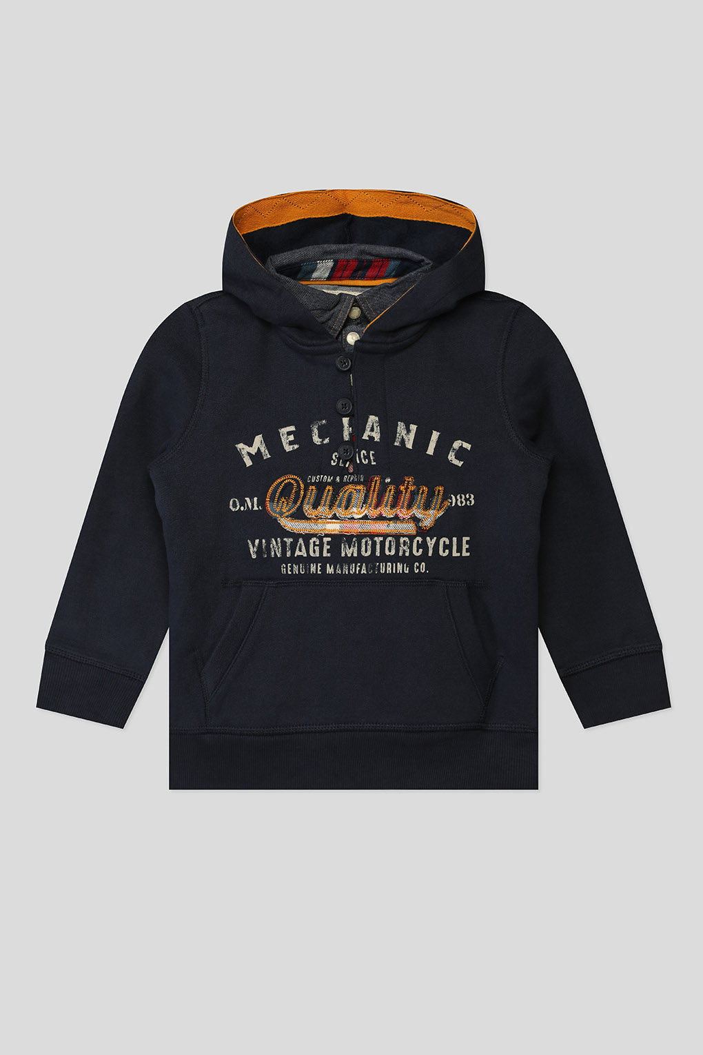 

Худи детское Original Marines AZA2537B2 темно-синий, 140, AZA2537B2