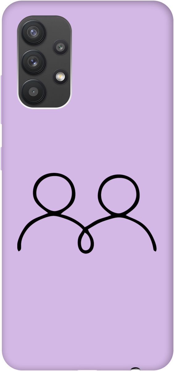 

Чехол на Samsung Galaxy A32 с принтом "Couple Lines" сиреневый, Фиолетовый;серый, 5374