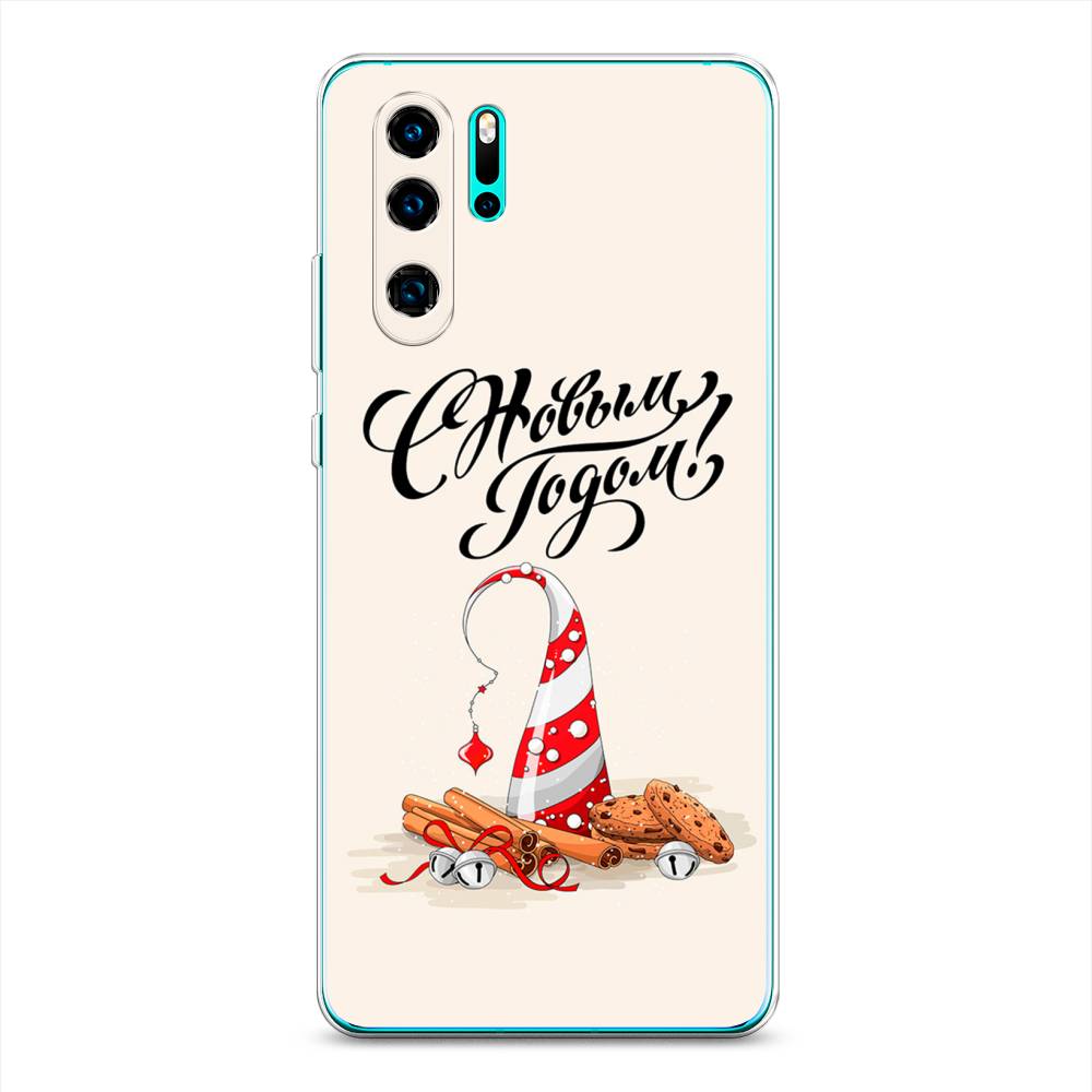 

Чехол на Huawei P30 Pro "Подарки на Новый Год", Бежевый;красный;черный, 67650-5