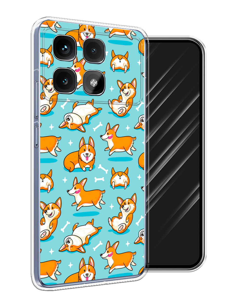 

Чехол Awog на Xiaomi Redmi K70 Ultra "Веселые корги", Коричневый, 323050-1