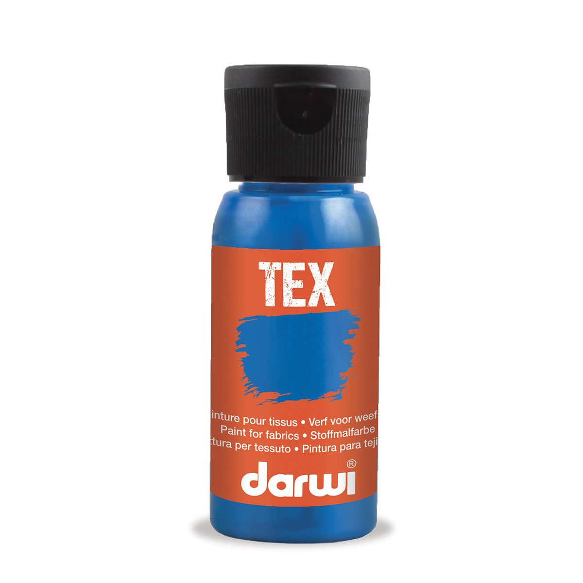 фото Краска для ткани darwi tex da0100050, 50 мл 214 небесно-голубой