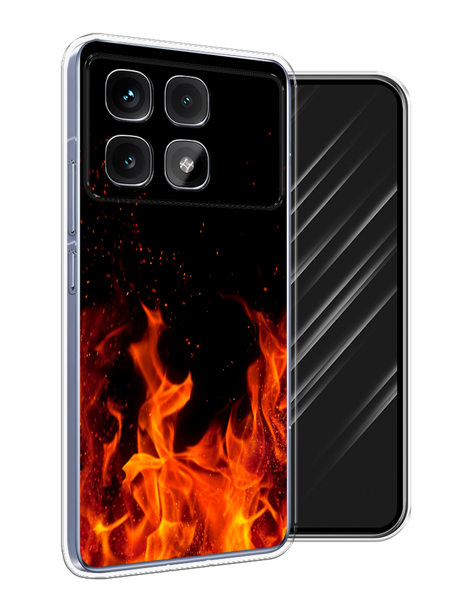 

Чехол Awog на Xiaomi Redmi K70 Ultra "Все в огне", Оранжевый;черный, 323050-1